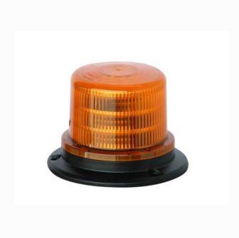 LED Amber Beacon Revolving 10-30v bolt-on mount 95mm